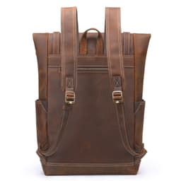 image-Marant new retro crazy horse leather backpack men's genuine leather backpack outdoor travel mountaineering backpack wholesale