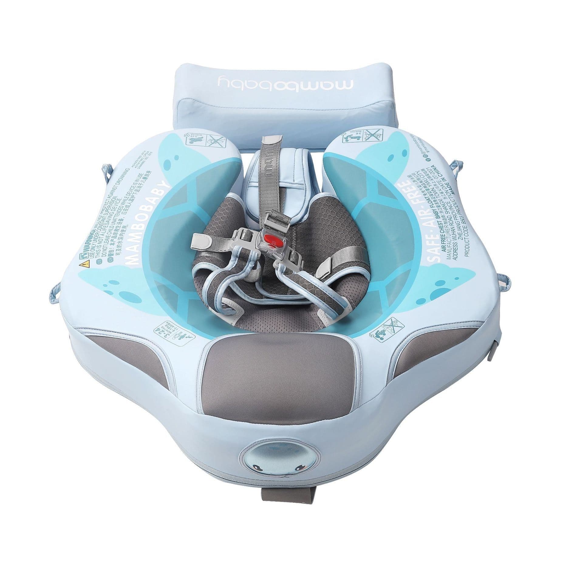 image-Swimming ring neck ring children's armpit ring children's free inflatable lying ring Manbao shade cartoon arm ring seat ring baby