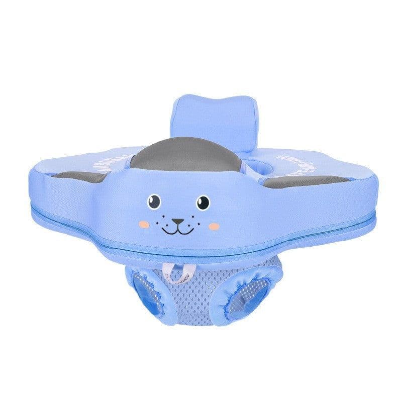 image-Swimming ring neck ring children's armpit ring children's free inflatable lying ring Manbao shade cartoon arm ring seat ring baby