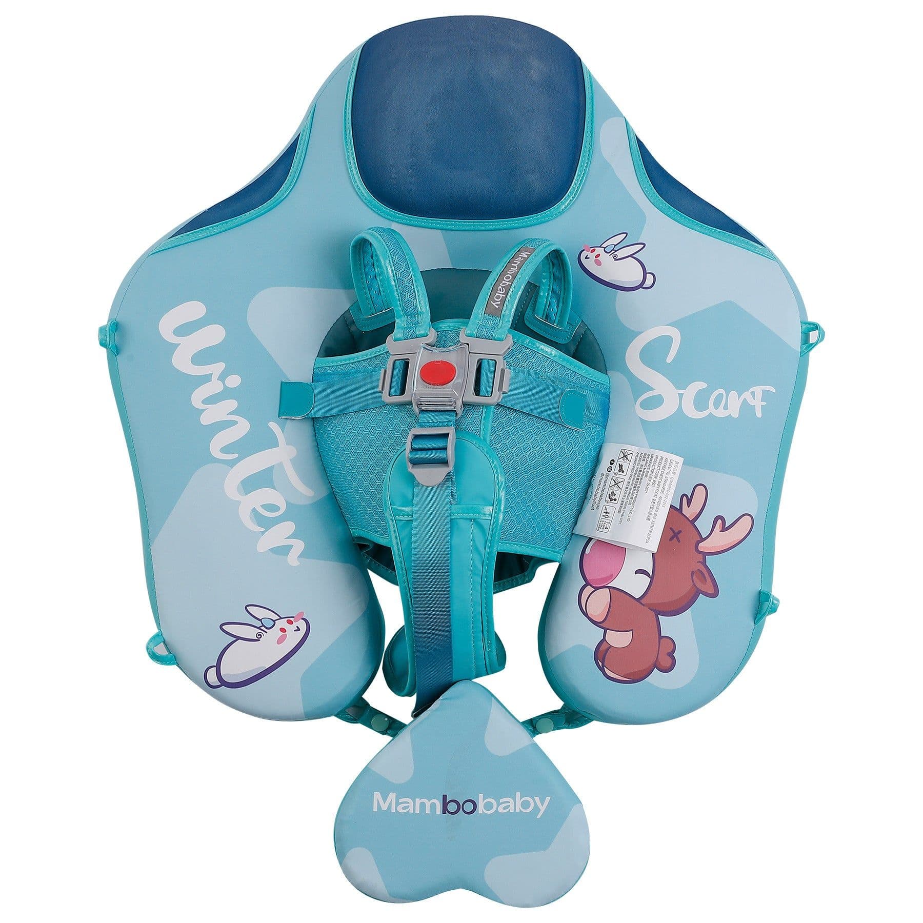 image-Swimming ring neck ring children's armpit ring children's free inflatable lying ring Manbao shade cartoon arm ring seat ring baby