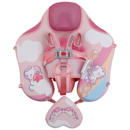 image-Swimming ring neck ring children's armpit ring children's free inflatable lying ring Manbao shade cartoon arm ring seat ring baby