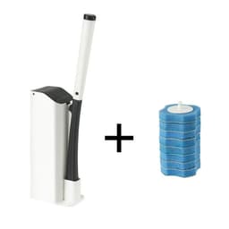 image-Disposable toilet brush set household disposable replacement head brush cleaning no dead angle crevice brush cleaning artifact