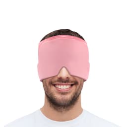 image-Migraine Relief Hat Gel Head Cover Hot and Cold Compression Mask Decompression Cervical Treatment Migraine Cap