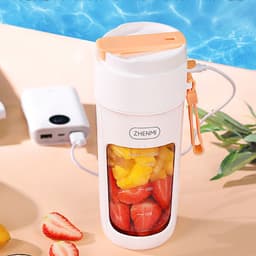 image-ZHENMI Zhenmi Portable Juicer Juicer 8 Blades Camping Equipment Household Multi-function Mixing Wall-breaking Cup