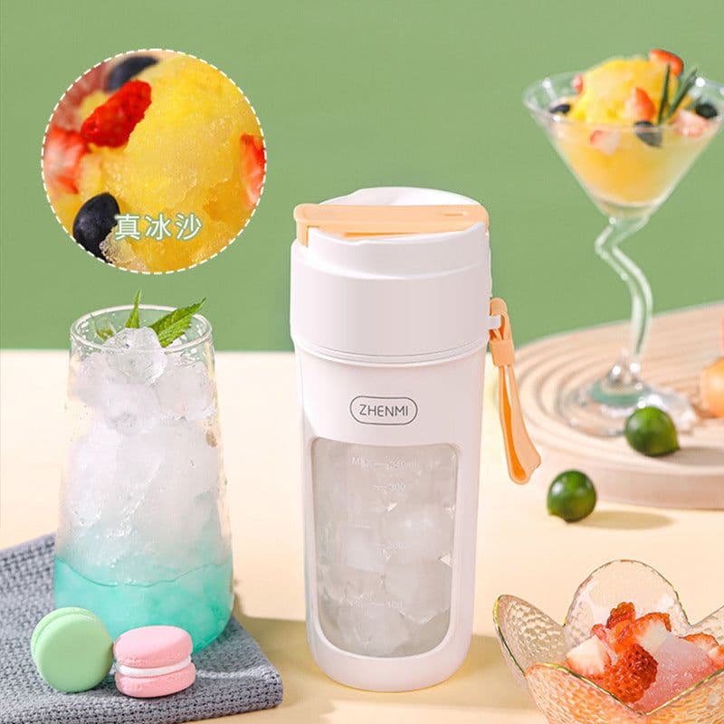 image-ZHENMI Zhenmi Portable Juicer Juicer 8 Blades Camping Equipment Household Multi-function Mixing Wall-breaking Cup