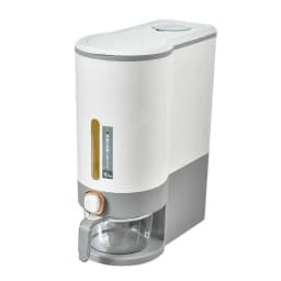 image-Press-type automatic rice bucket household insect-proof moisture-proof sealed bucket rice tank rice box storage canned rice storage box