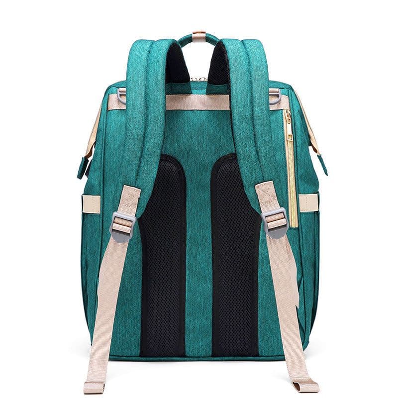 image-Fashionable shoulder multi-function large capacity usb rechargeable mother and baby bag Oxford waterproof casual diaper backpack mommy bag