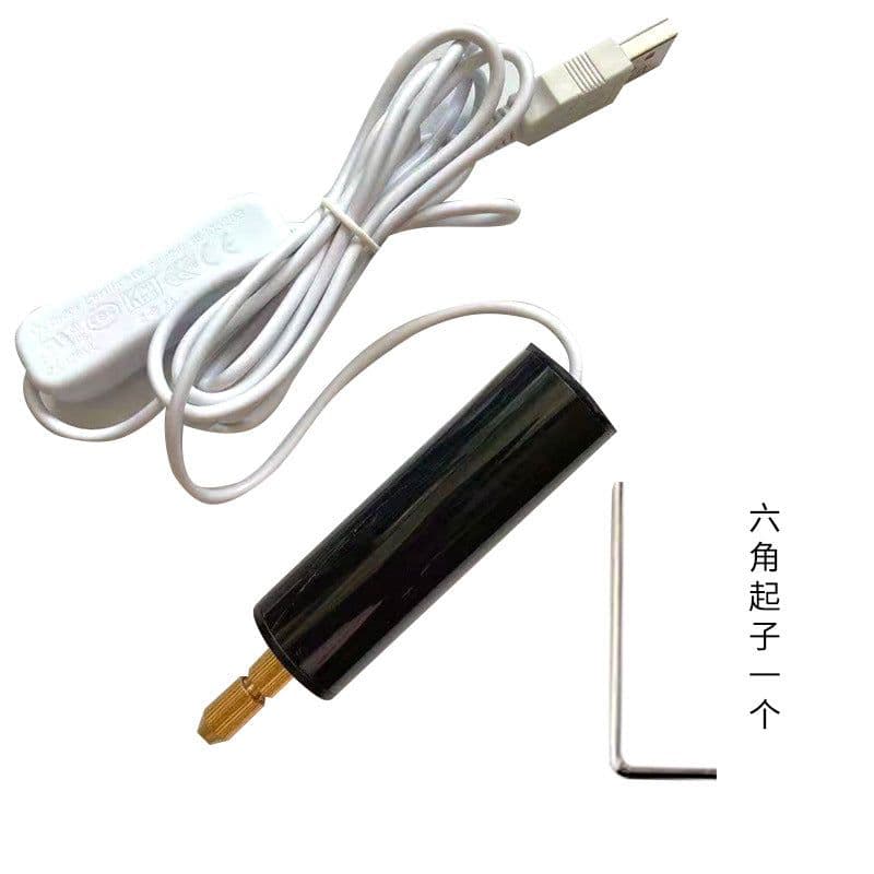 image-Miniature household hand electric drill Wen play glue punching mini electric polishing tool DIY drilling artifact electric grinder