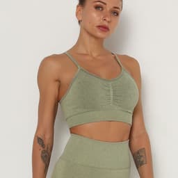 image-Nesha Sky Blue Sports Bra - XL, Quick-Drying Yoga Vest