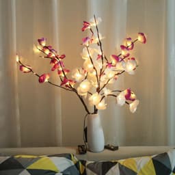 image-LED Phalaenopsis Branch Lamp Nordic Style Indoor Decoration
