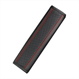 image-Fiber Leather Embossed Car Seat Belt Shoulder Cover