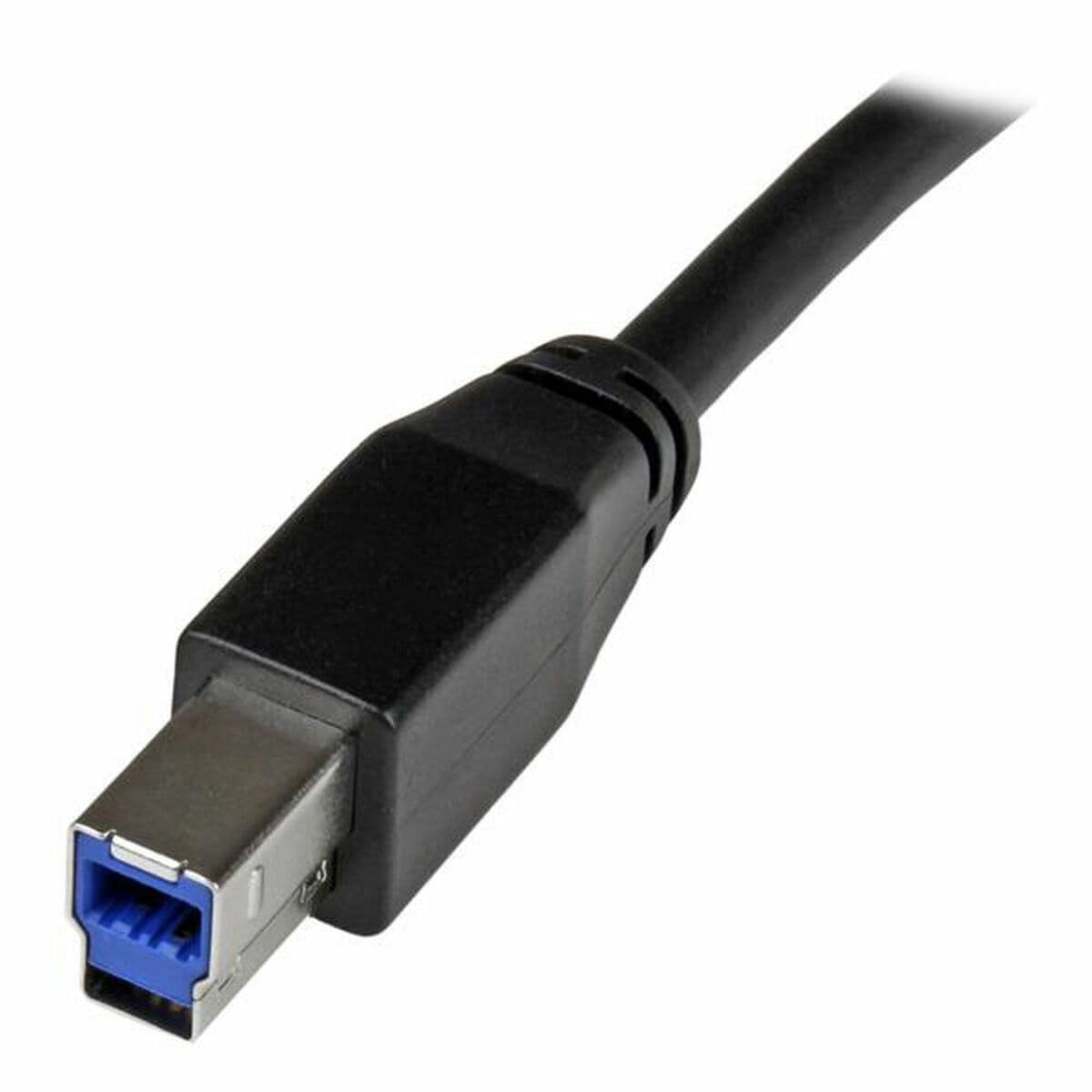 image-USB A to USB B Cable Startech USB3SAB5M Black