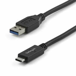 image-USB A to USB C Cable Startech USB31AC1M Black