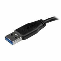 image-USB Cable to Micro USB Startech USB3AUB3MS Black