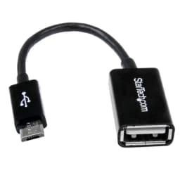 image-Cable Micro USB Startech UUSBOTG USB A Micro USB B Black