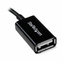 image-Cable Micro USB Startech UUSBOTG USB A Micro USB B Black