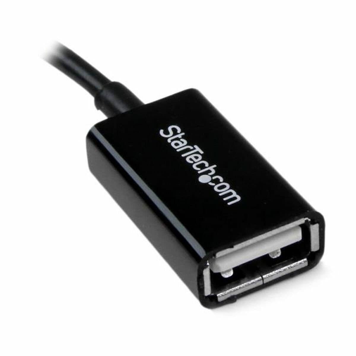image-Cable Micro USB Startech UUSBOTG USB A Micro USB B Black