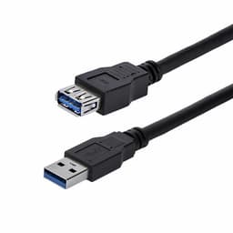 image-USB Cable Startech USB3SEXT1MBK USB A Black