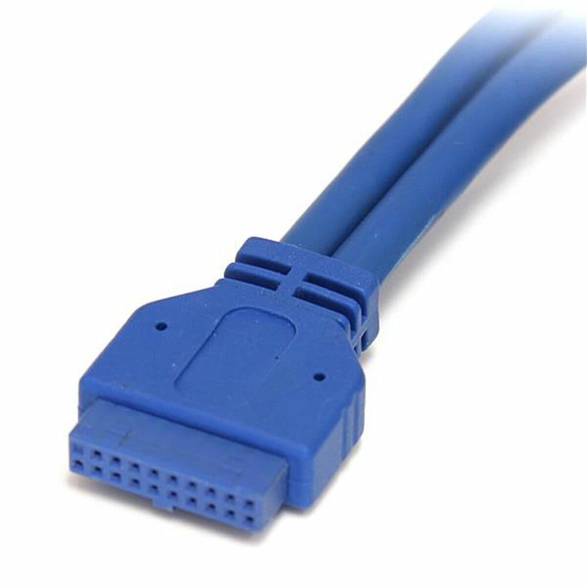 image-USB Cable Startech USB3SPNLAFHD IDC USB A Blue