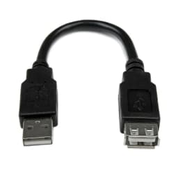 image-USB Cable Startech USBEXTAA6IN USB A Black