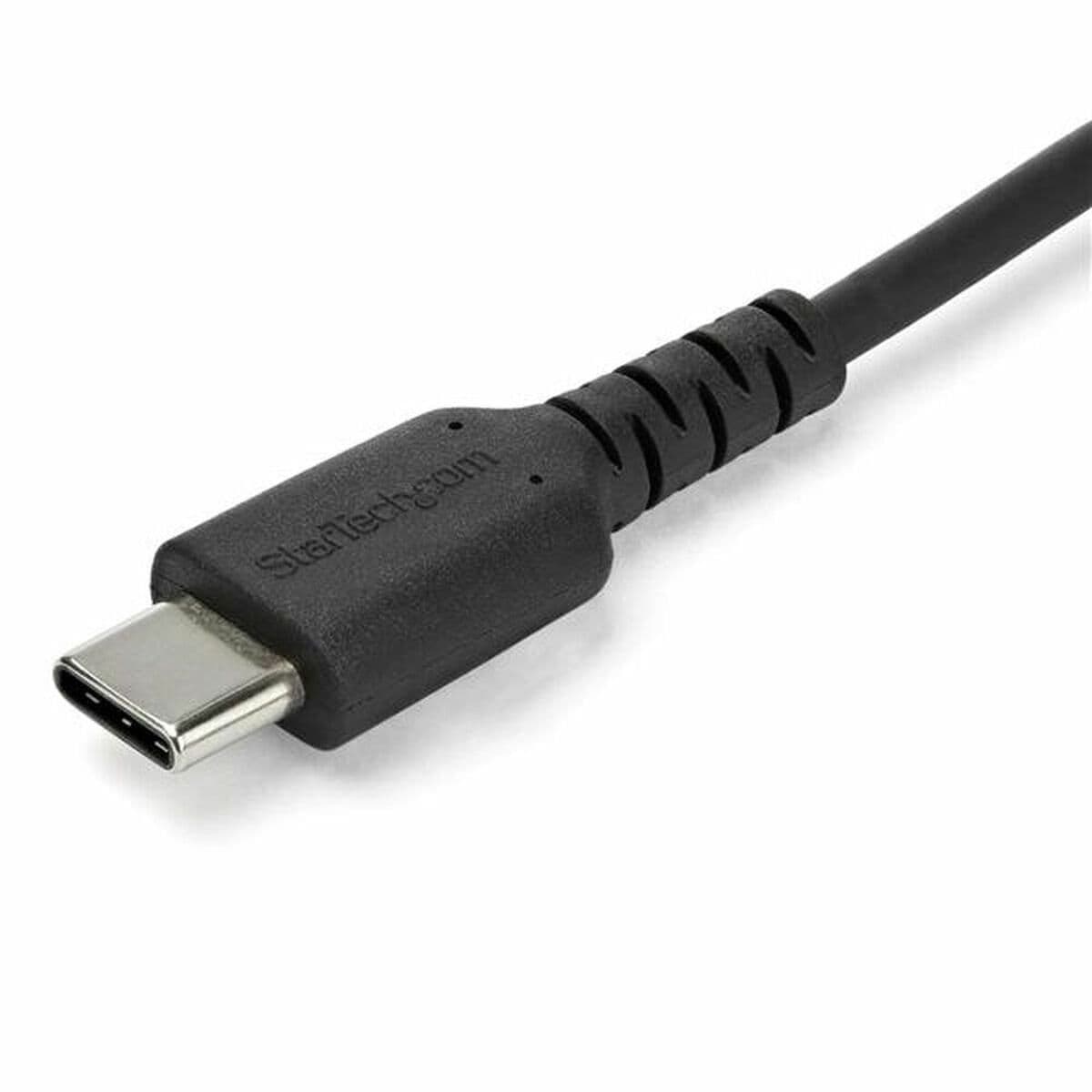image-USB A to USB C Cable Startech RUSB2AC1MB Black