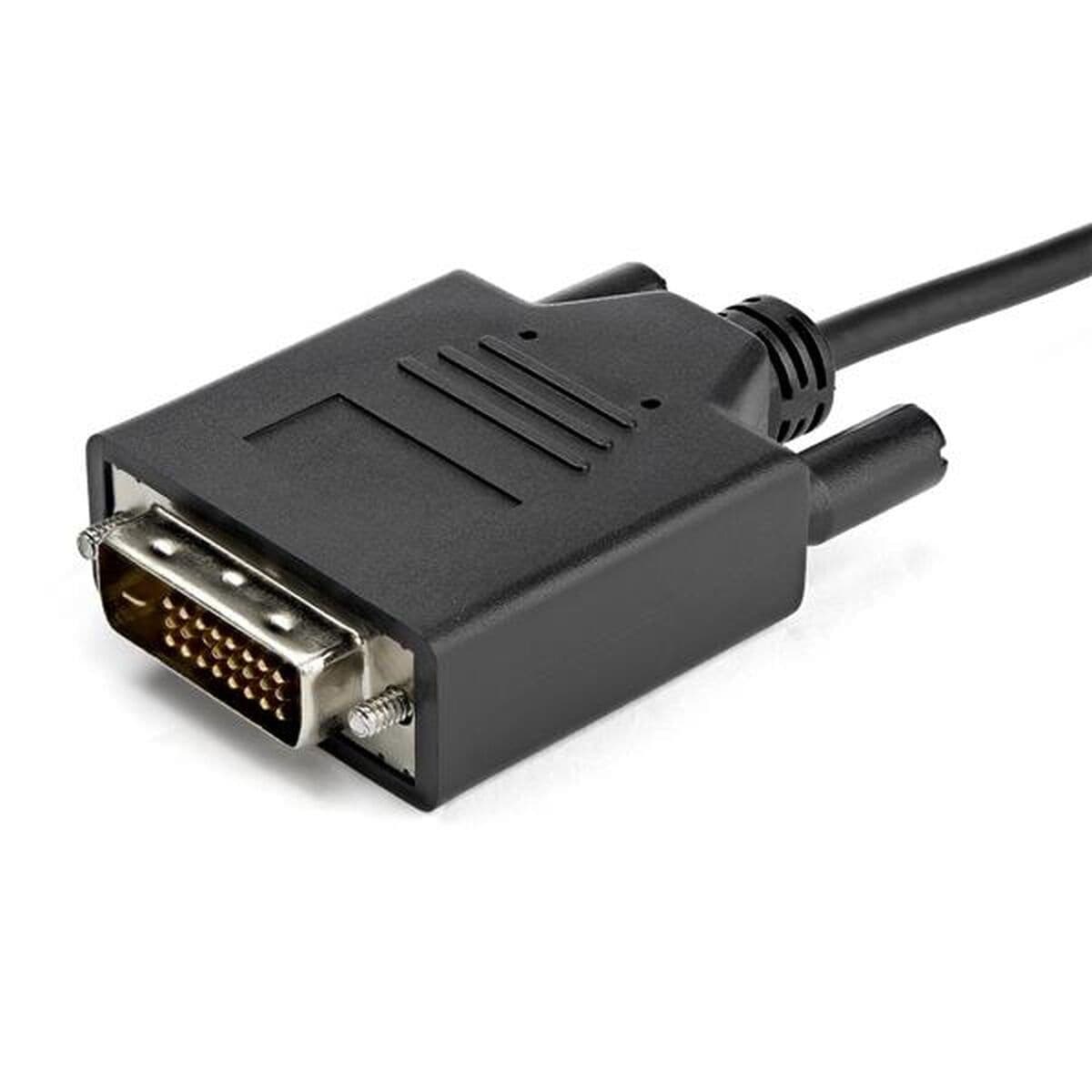 image-USB C to DVI Adapter Startech CDP2DVIMM2MB Black