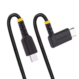 image-USB-C Cable Startech R2CCR-1M-USB-CABLE Black 1 m