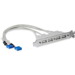 image-Cable Micro USB Startech USBPLATE4 IDC USB