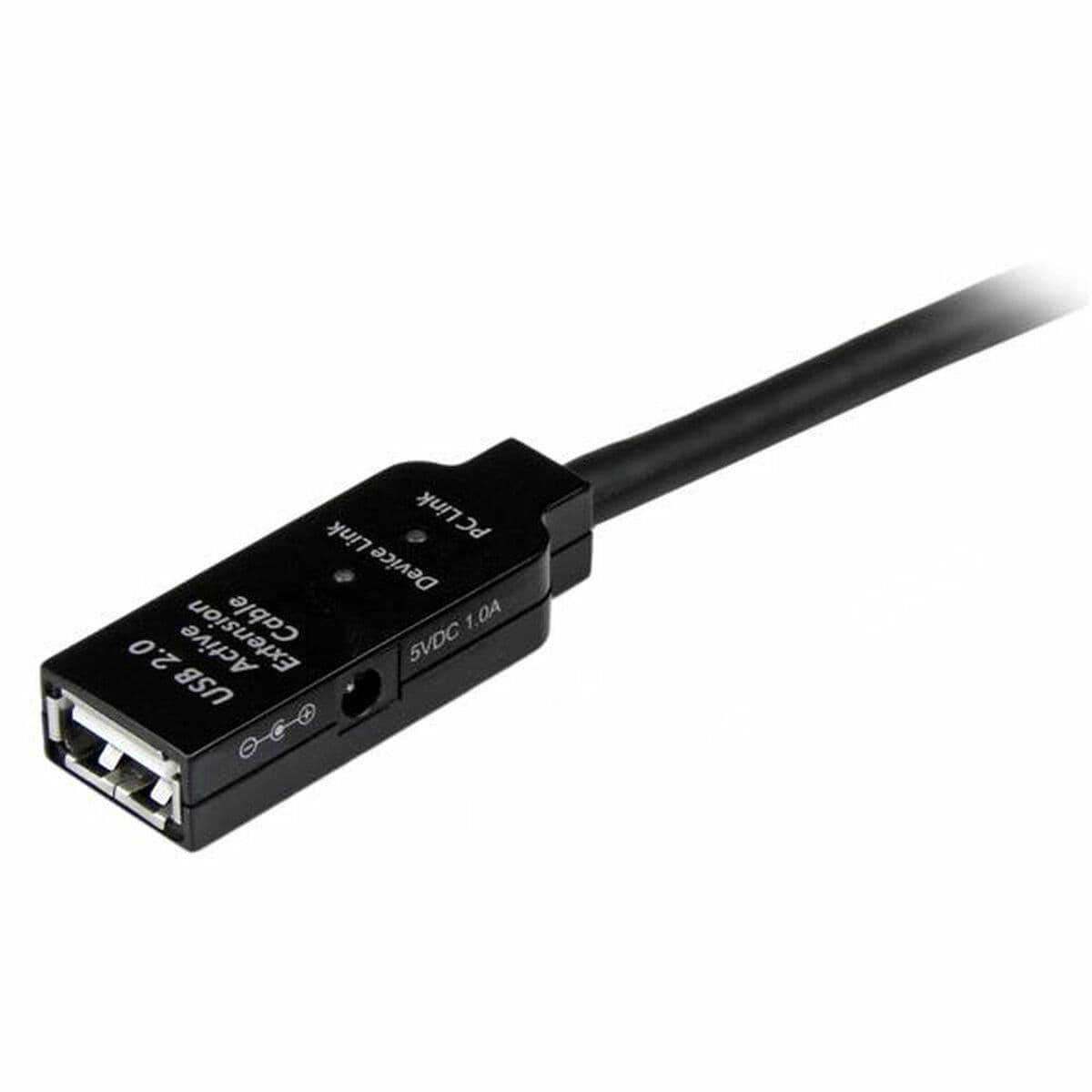 image-USB Cable Startech USB2AAEXT35M Black
