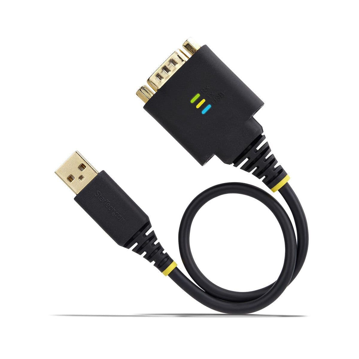 image-USB Cable Startech 1P1FFC-USB-SERIAL Black 30 cm