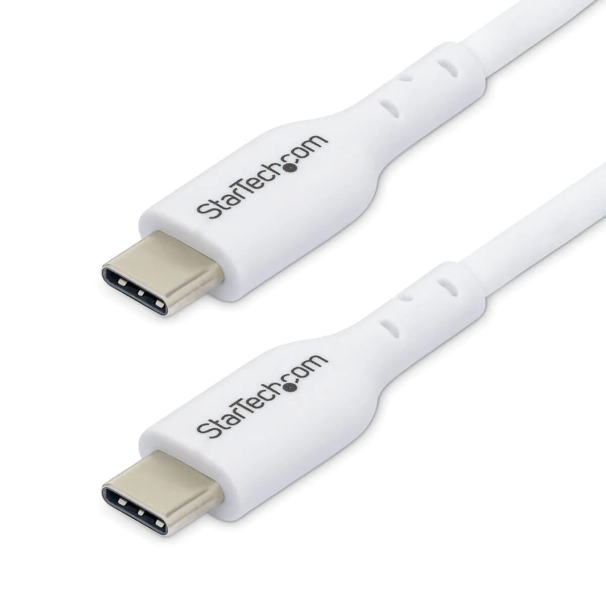 image-USB-C Cable Startech USB2CC2MNCWHE White 2 m