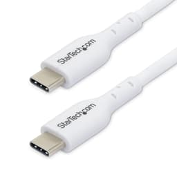 image-USB-C Cable Startech USB2CC1MNCWHE White 1 m