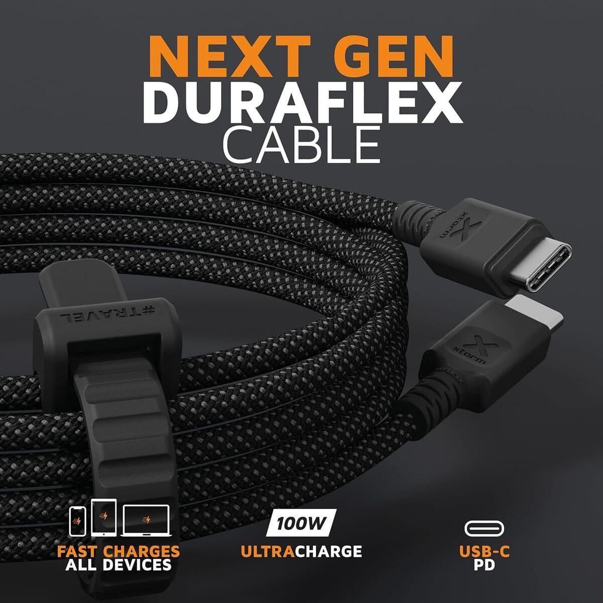 image-USB Cable Xtorm CX3081 Black 3 m