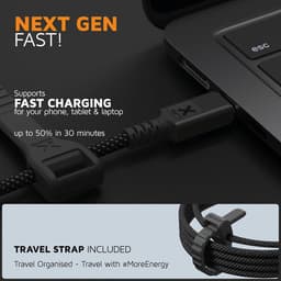 image-USB Cable Xtorm CX3081 Black 3 m
