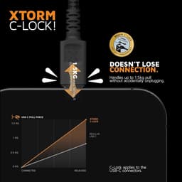 image-USB Cable Xtorm CX3081 Black 3 m