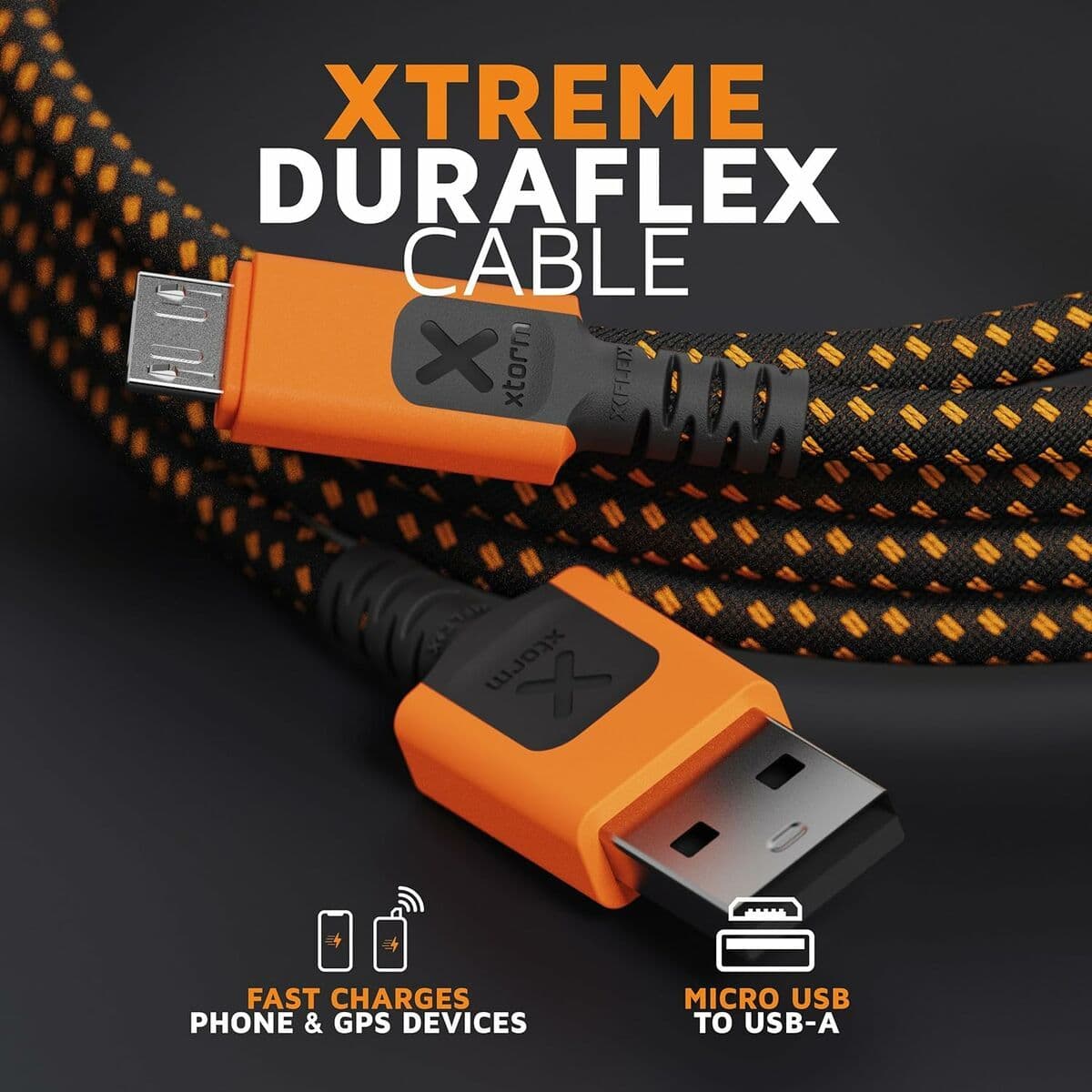 image-USB Cable Xtorm CXX2008 Orange