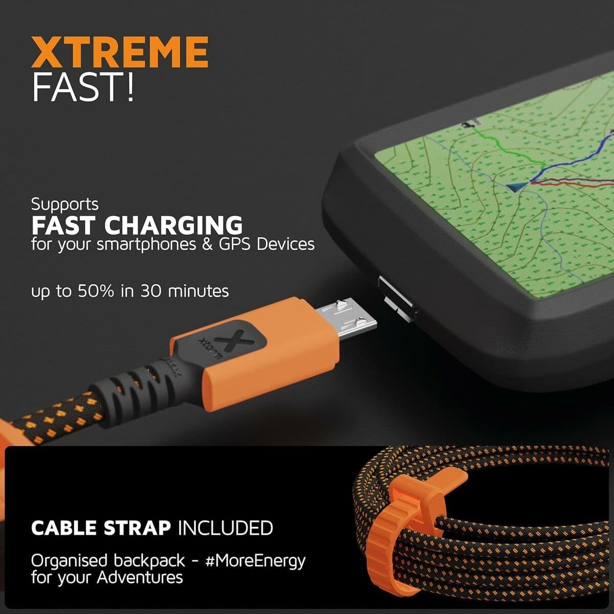 image-USB Cable Xtorm CXX2008 Orange