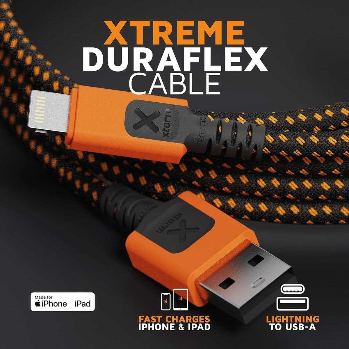 image-USB Cable Xtorm CXX2001 Orange