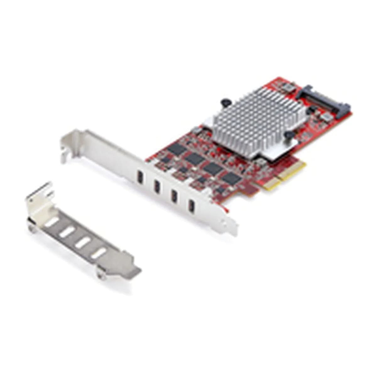 image-USB Cable Startech P10Q4C-USB-CARD Red