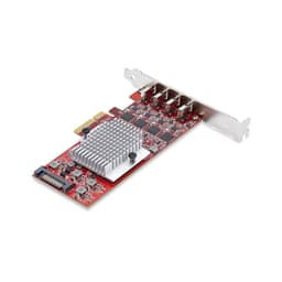image-USB Cable Startech P10Q4C-USB-CARD Red