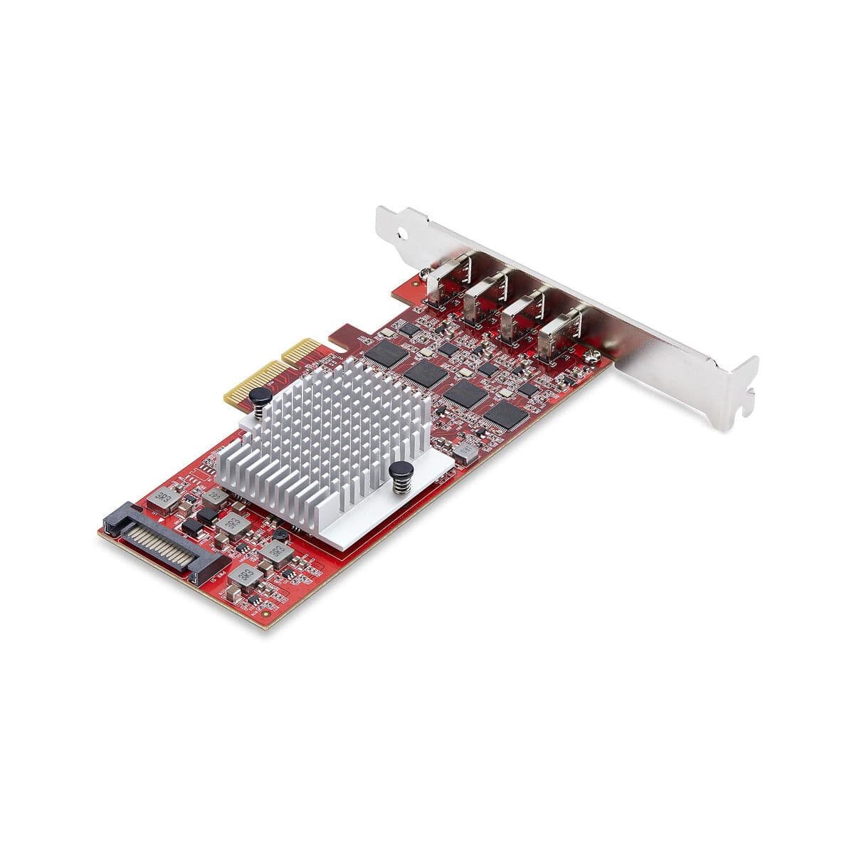 image-USB Cable Startech P10Q4C-USB-CARD Red