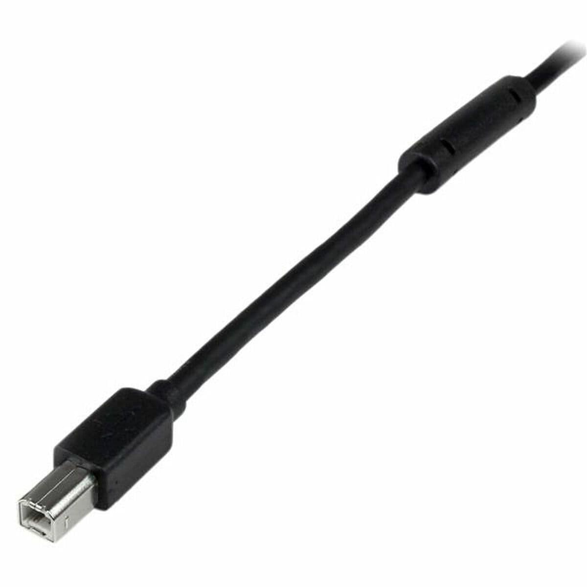 image-USB A to USB B Cable Startech USB2HAB65AC Black