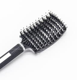 image-Bristle Hair Brush - Detangler Massage Comb