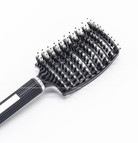 image-Bristle Hair Brush - Detangler Massage Comb