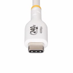 image-USB Cable Startech USB2EPR1MW White 1 m