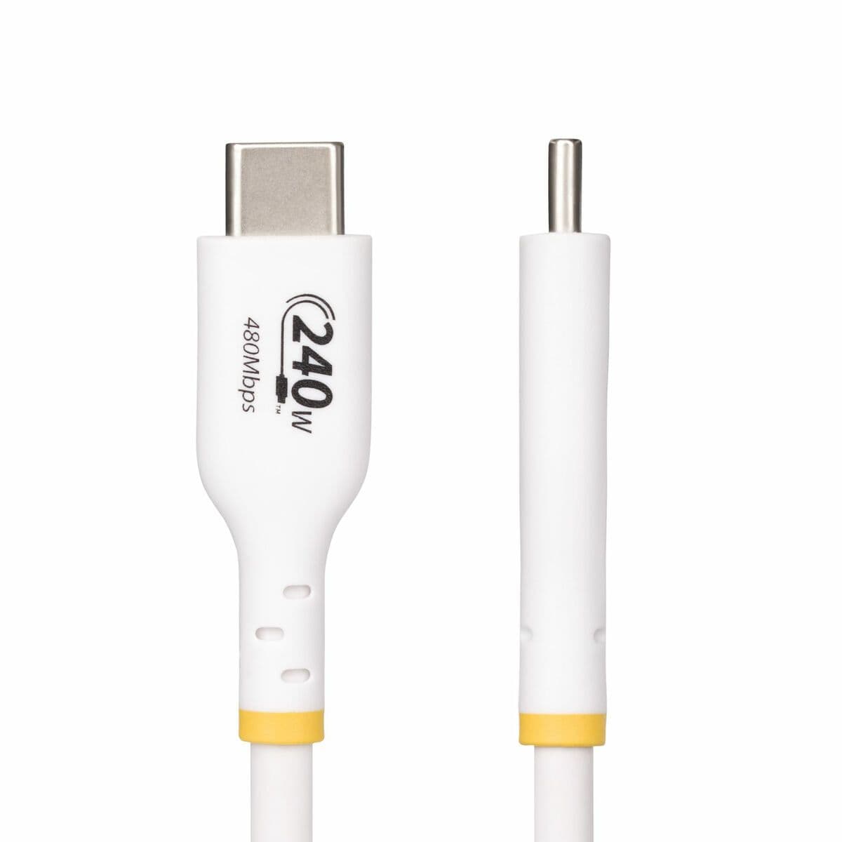 image-USB Cable Startech USB2EPR1MW White 1 m