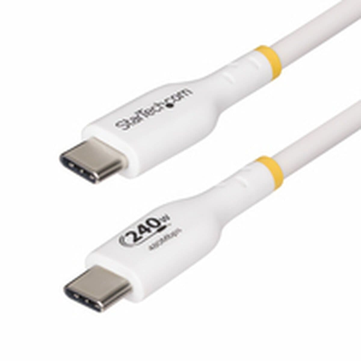 image-USB Cable Startech USB2EPR1MW White 1 m