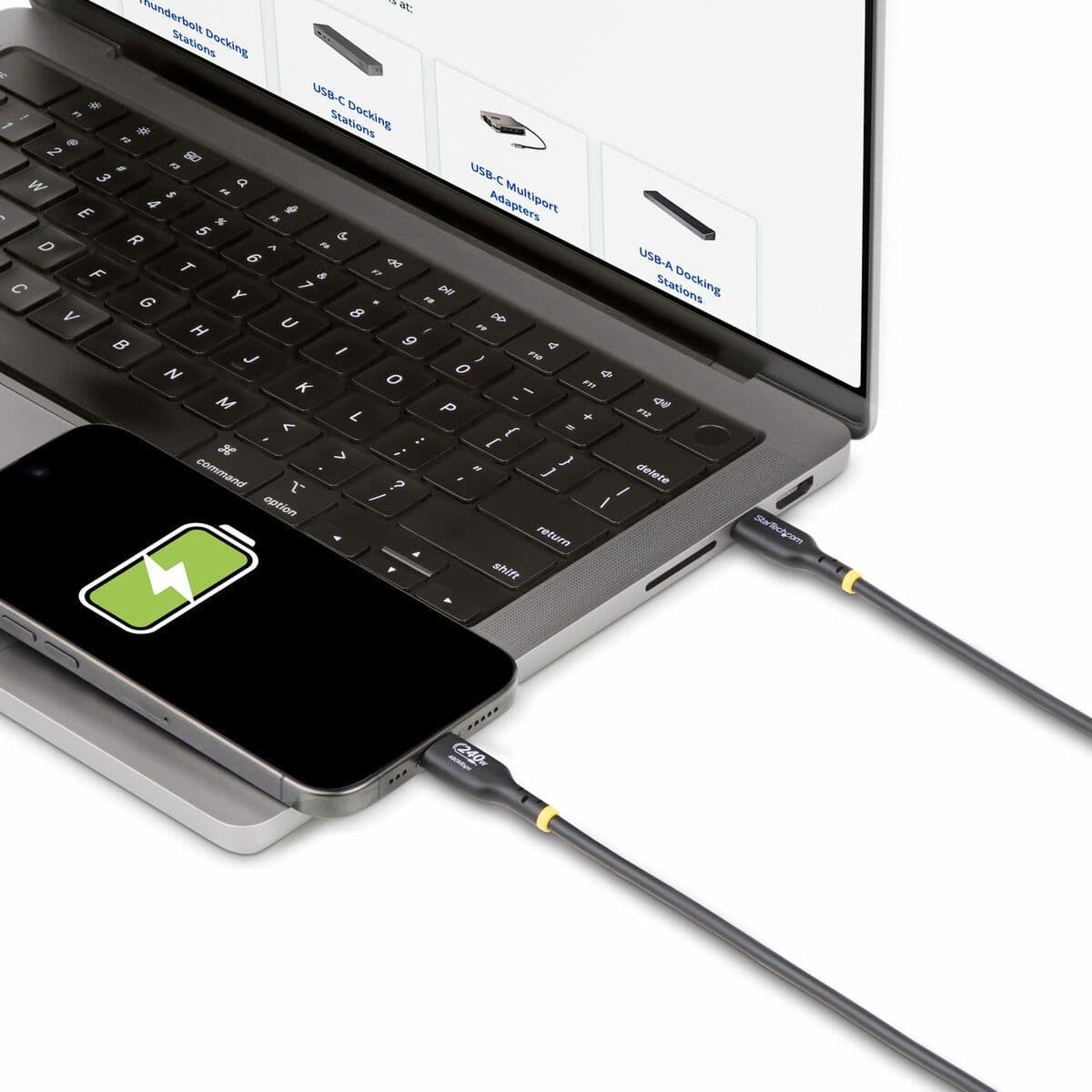 image-USB Cable Startech USB2EPR4M Black