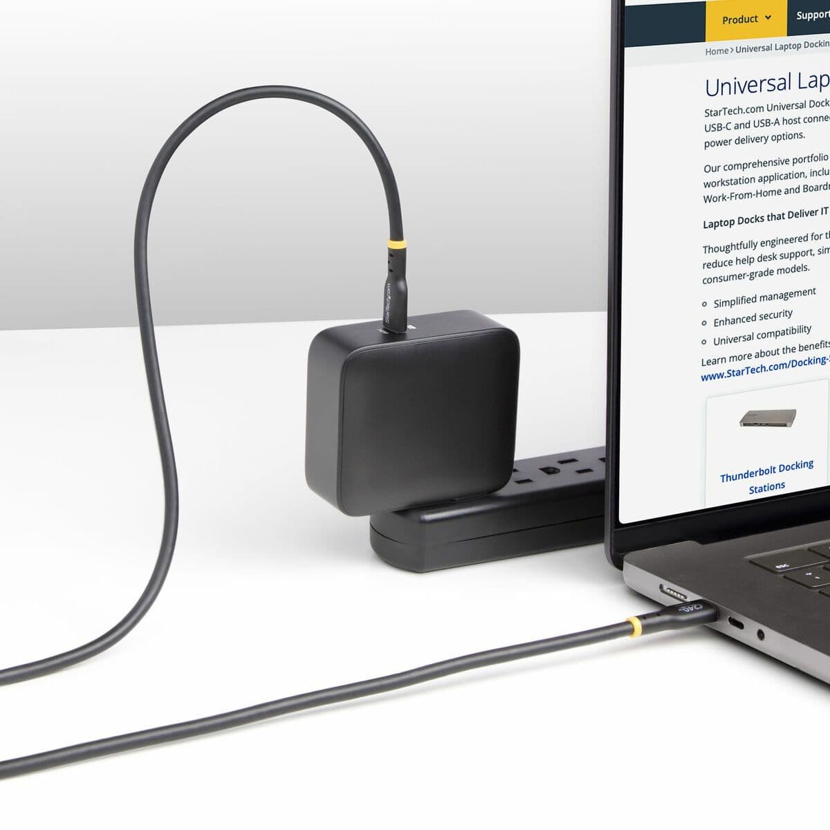 image-USB Cable Startech USB2EPR4M Black