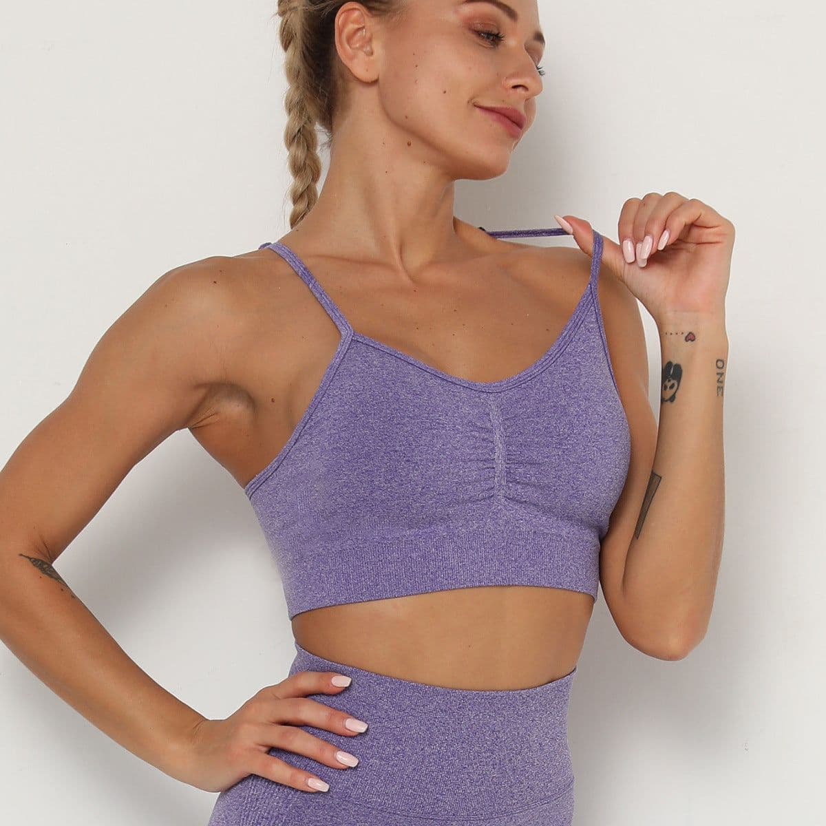 image-Nesha Sky Blue Sports Bra - XL, Quick-Drying Yoga Vest